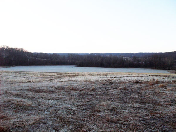 BR02A - Proposed Building Site Viewed from North Ridge - Country Residence - Bowling Green, Missouri, USA