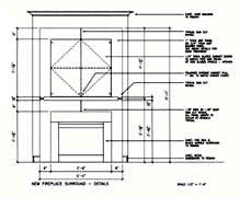 W.F. Heartwell Archietct - Plan Of Fireplace Renovation - Condominium - Toronto, Ontario - 2006