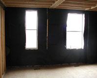 Intial Demolition Completed Awating New Opening in Brick for Window