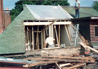 New Dormer Construction - Architect's Home - Toronto, Ontario